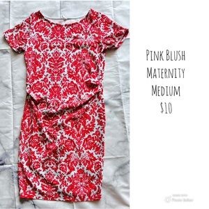 Pink Blush Maternity Dress